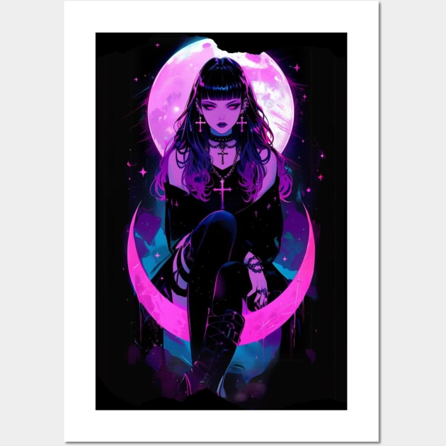 Moon Goddess Wall Art by DarkSideRunners